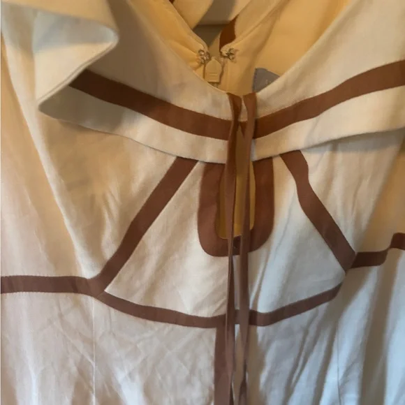 ANTONIO MELANI Cream Midi Dress - Picture 2 of 5